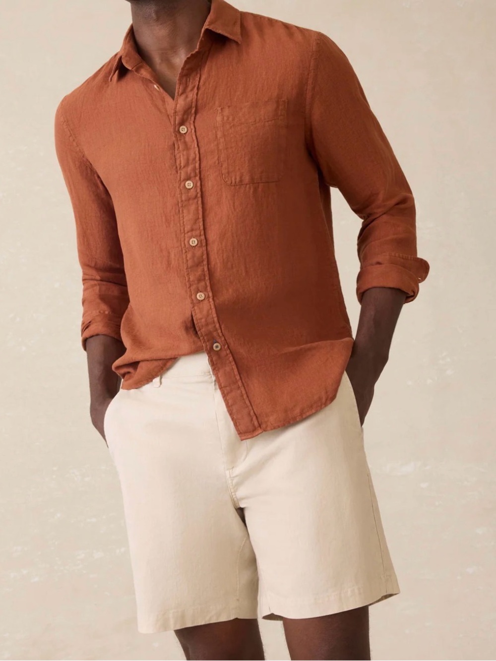Faherty Linen Shorts